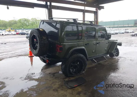 2021 Jeep Wrangler Unlimited Rubicon 4X4 z USA, uszkodzony, nr VIN 1C4HJXFG4MW543254